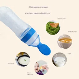 sbts Organic Silicon Baby Food and Fruit Feeder/Baby Teether/Baby Soother - Food Grade Plastic, Silicone image 2