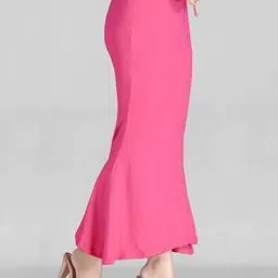 Ozberk Creation 2way._Light Pink_L_ saree2way. shapewear petticoat Lycra Blend Petticoat image 4