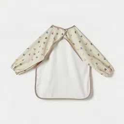 juniors by babyshop Alphabet Print Waterproof Feeding Apron with Long Sleeves image 2