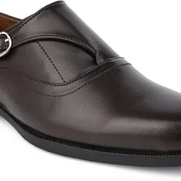 alberto torresi Hungary Series 606 Versatile Brown Formal Monk Strap For Men image 3