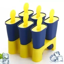 kamview Ice Cream Maker / Kulfi Mould / Popsicle Mould/ Ice Maker Blue, Yellow Plastic Ice Cube Tray-picture-14