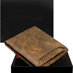 avocet Men Casual, Evening/Party, Formal Brown Artificial Leather Wallet-picture-17