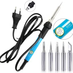 wynhard Soldering Iron Kit Machine Iron 60 Watt Gun with 5 Extra bits 60 W Temperature Controlled image 3