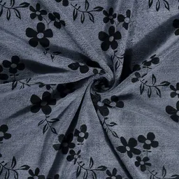 FABINALIV Grey Printed 420 GSM Cotton Bath Towel image 4