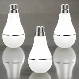 guggu Emergency bulb 12W LED & 2000mAh battery 4hrs inverter light pack of 3 bulbRR273 4 hrs Bulb Emergency Light-picture-12