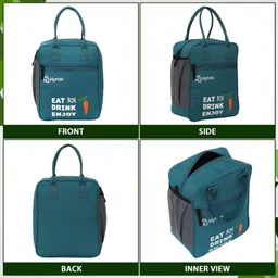 kyros Lunch Bags for Office Women & Men, Insulated Lunch Bag for Kids, Tiffin Bag Waterproof Lunch Bag image 2