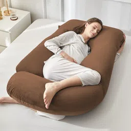 jaipurlinen Microfibre Solid Pregnancy Pillow Pack of 1-picture-18