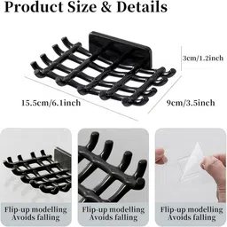 gjworld Wall mount grid soap cases image 3