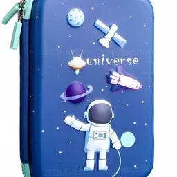 akvanar Heavy Quality Made Ideal For Boys & Girls 3D Universe Space Theme Pencil Case Geometry Box-picture-12