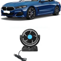aanjul SINGLE Portable Single Head Car Fan 5V USB 360 Degree Adjustable CC-795 Car Interior Fan image 1