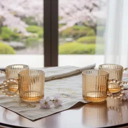 the cove tales GLS-TEAPOT-SET7 Glass Tray Set image 2