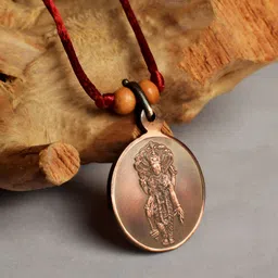 rudra centre Mahasudarshan Yantra Copper Locket image 4