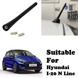 ooltah pahiya Premium Rod For Car AM/FM Roof Signal Receiver Antenna_1208 Mast Aerial With Aluminium Quality Antenna for - I-20 (N-LINE) Satellite Vehicle Antenna-picture-12