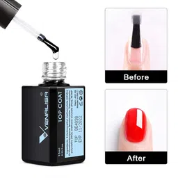 VENALISA UV Top Coat Gel Camouflage Nail UV Gel Varnish Soak Off Ven-15ml-Top 15 ml image 3