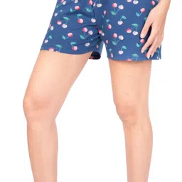 ariel Pack of 2 Printed Women Multicolor Casual Shorts image 3