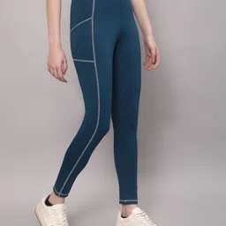 sakarmaa Solid Women Blue Tights image 3