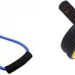 fitronyx AB EXERCISER COMBO AB WHEEL WITH RESISTANCE TUBE Fitness Accessory Kit Kit-picture-45