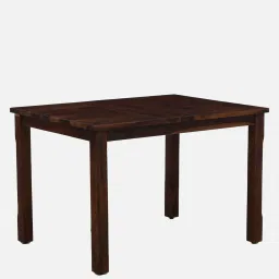 woodsworth from pepperfry Halen Sheesham Wood 4 Seater Dining Set in Provincial Teak Finish image 5