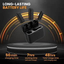 mobone (Dual Mic J-13 Type-C Receiving & ios Jack) Video Recorder Microphone image 3