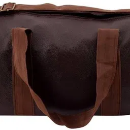 vk fashions 25 L Gym Duffel Bag - Leatherite Fitness Gym Bag/Duffel Bag/Travel Bag/Sports Bag/Travel kit - Brown-picture-11