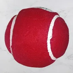 owlix Cricket Tenniss Ball Red Color (Pack of 2) Hayden Tennis Ball image 3