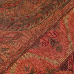 muffly Printed Wool Blend Men Brown Stole image 4