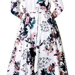 mudrika Women Gown Multicolor Maxi/Full Length Dress image 2