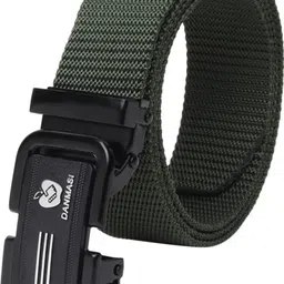 shopglobal Men Casual, Evening, Formal, Party Green Synthetic Belt image 2