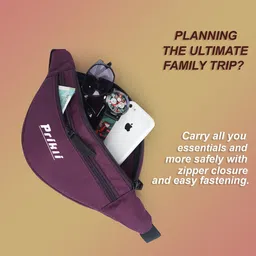 prikli 25_A _bold purpel waist bag_9 waist bag image 3