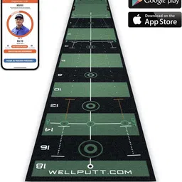 wellputt 50 cm X 400 cm Golf Hitting Mat image 4