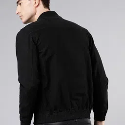 highlander Men Solid Bomber Jacket image 3
