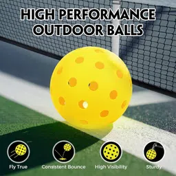 onomie Pickleball Ball | 40 Holes Pickleball for Beginners Gameplay Pickleball Ball image 4