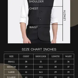 rocksy Men Solid Nehru Jacket image 4