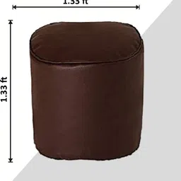 shira 24 Medium Pouffe Bean Bag Cover(Without Beans) image 4