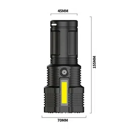 voltegic Super Bright Portable Lamp 4 Mode Waterproof Camping Flash-light 5 hrs Torch Emergency Light image 5