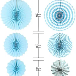 party propz Half Birthday Decorations Kit for Baby Boy - Its My Half Birthday, Pack of 50 image 3