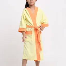 Yellow & Orange Small Bath Robe-image-23