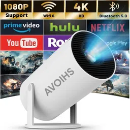 AVOIHS HY300 4K Support Native 1080p HD Android 11 Wifi BT Freestyle Auto Keystone (4500 lm / 1 Speaker / Wireless / Remote Controller) Portable Projector-picture-33