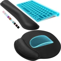 Cozy corner KEYBOARD MOUSE WRIST REST PAD rubber, Spandex keyboard combo Wrist Rest-image-82