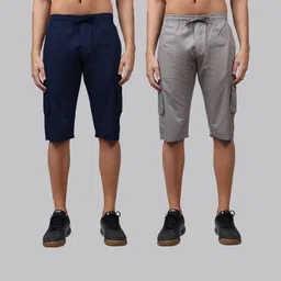 hauwer Solid Men Three Fourths-picture-19