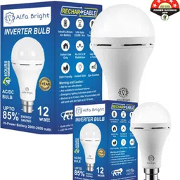 alfa bright 12W LED Emergency Bulb with Multi-Purpose Lighting Modes 4 hrs Bulb Emergency Light-picture-19