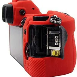 Picmaa Z6 Camera silicone protective rubber body camera cover for Ni_kon Z6 camera (Red)Camera Bag image 4