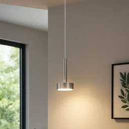 eglo 89071 Copo GX53 LED Pendant – Satin Nickel & White Glass Ceiling Lamp (7 W) Pendants Ceiling Lamp image 2