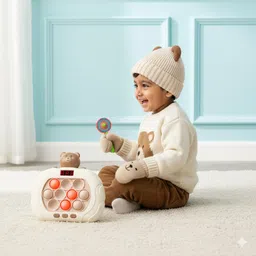 siddhanam impex Fast Push Pop It Light-Up Fidget Game with Music & Lights image 3