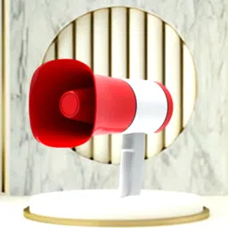 clairbell V409 KING BHOPU MEGAPHONE-Loud & Clear,Stylish with USB,TF,Recordable,Chargeable Indoor, Outdoor PA System image 1