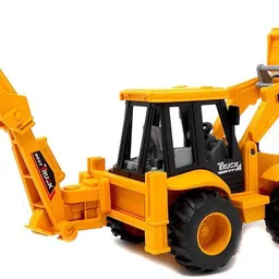 deuson ecom Construction Trucks Rotate by 180 Degree JCB Toy Loader JCB Toy and Excavator Vehicle Engineering Toy for 3 Years and Above Age Toddlers ,High Speed Friction Excavator image 2