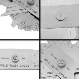 ranx Fillet Weld Gauge 1/8 to 1” 7 Blades in one Set Fillet Snap Gauge image 4