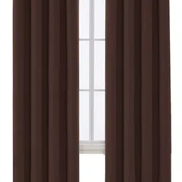 comfy home 274.32 cm (9 ft) Long Door Silk Blackout Curtain (Pack Of 2)-picture-44