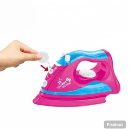 happy chappie Toy Iron for Kids with Light, Sound, and Water Spray,Battery Operated image 4