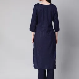 Shaily Striped Regular Kurta with Trouser image 4